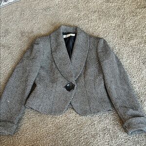 Black Women's Wool Blazer